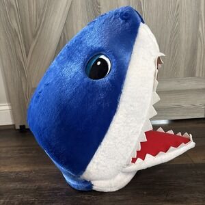 Dan Dee Baby Shark Big Greeter Head Blue Mask Costume Cosplay VGC Adult Unisex